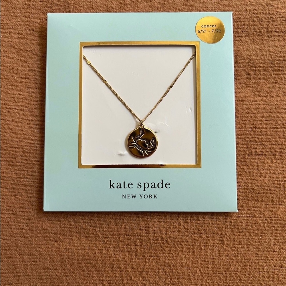 Kate spade cancer pendant necklace